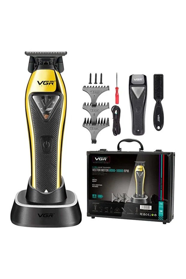 VGR V-994 Vektör Motorlu Saç Sakal Kesme Makinesi 10000 RPM