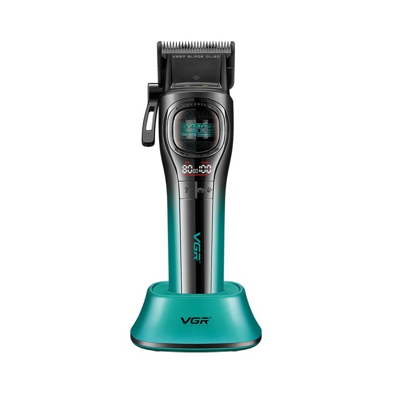 V-888C Profesyonel Saç Kesme Makinesi Şarj Standlı Clipper