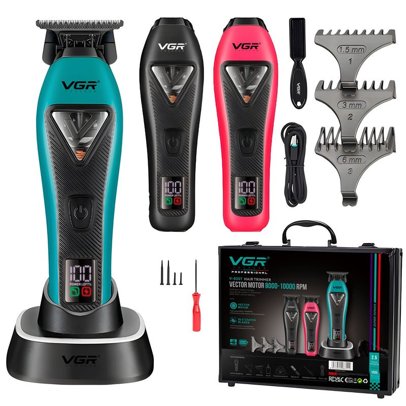 V-035T Profesyonel Saç Sakal Çizim Makinesi Metal Trimmer