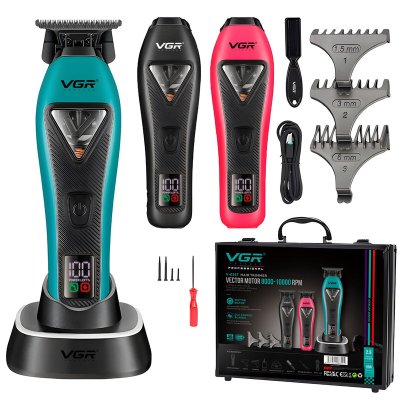 V-035T Profesyonel Saç Sakal Çizim Makinesi Metal Trimmer