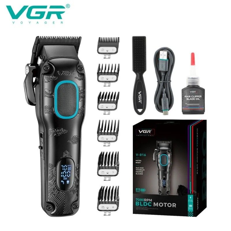 VGR V-016 Profesyonel Saç Kesme Makinesi 7000 RPM BLDC Fırçasız Motor